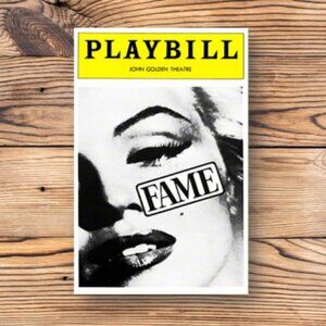Fame Playbill Broadway Musical‎ Refrigerator Fridge Locker Tool Box Magnet